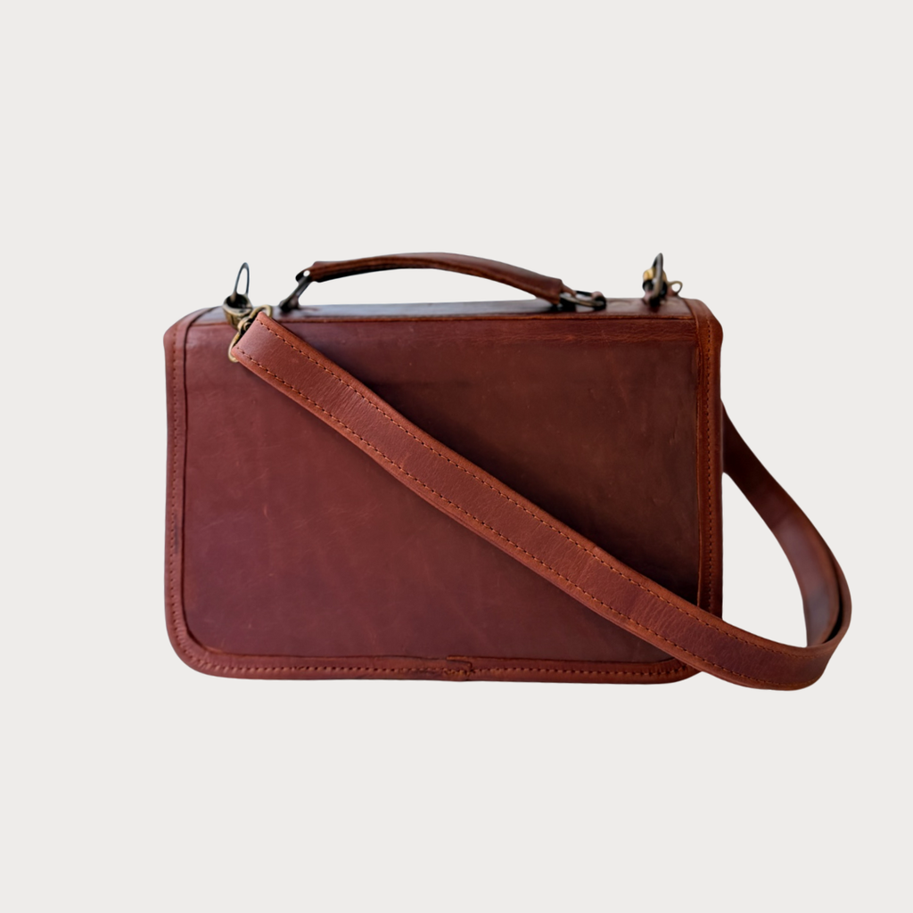 Amanda Leather Handbag - Back View